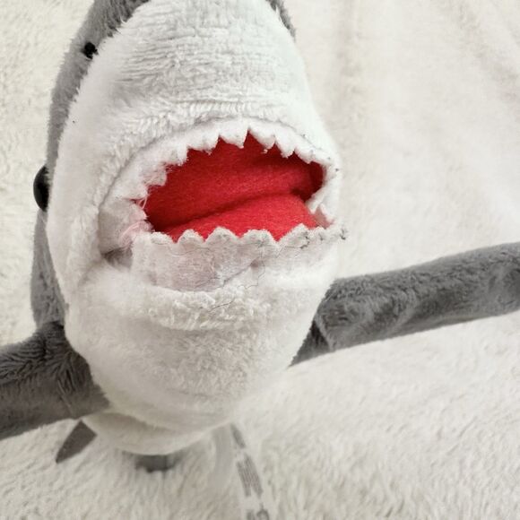 The Petting Zoo Shark 8" Slap Bracelet Wrist Hugger Plush Toy Zoo Aquarium - Picture 4 of 7